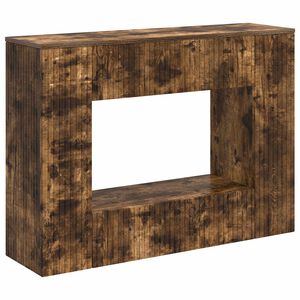 vidaXL Konzolna miza Dimljeni Hrast 101 x 29 x 74 cm