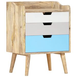 vidaXL Nočna omarica 47x35x63 cm trden mangov les