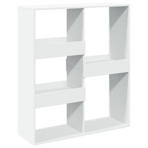 vidaXL Pregrada za prostor bela 100x33x115 cm inženirski les