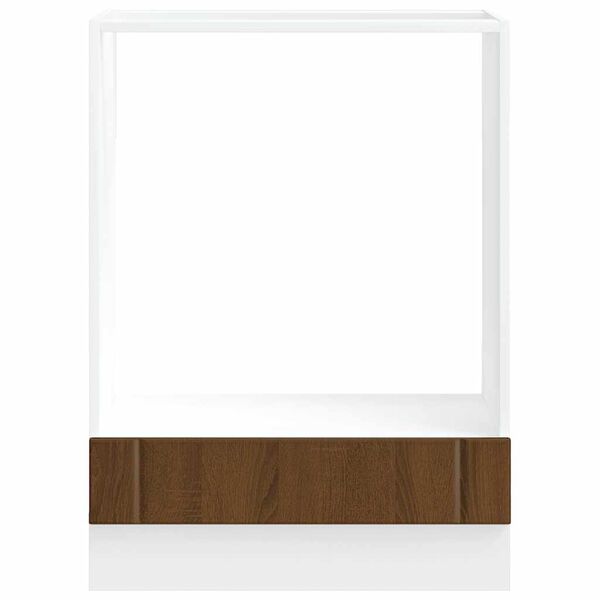 vidaXL Omarica za pečico Lucca rjavi hrast inženirski les