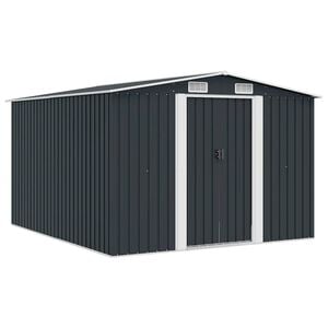vidaXL Vrtna lopa 257x298x178 cm kovinska antracit