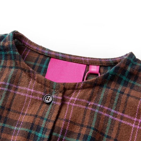 Otro&scaron;ka majica z dolgimi rokavi konjak 140