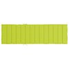 vidaXL Blazina za ležalnik svetlo zelena 200x50x3 cm oxford tkanina