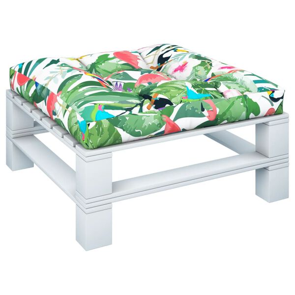 vidaXL Blazina za kavč iz palet večbarvna 70x70x12 cm blago