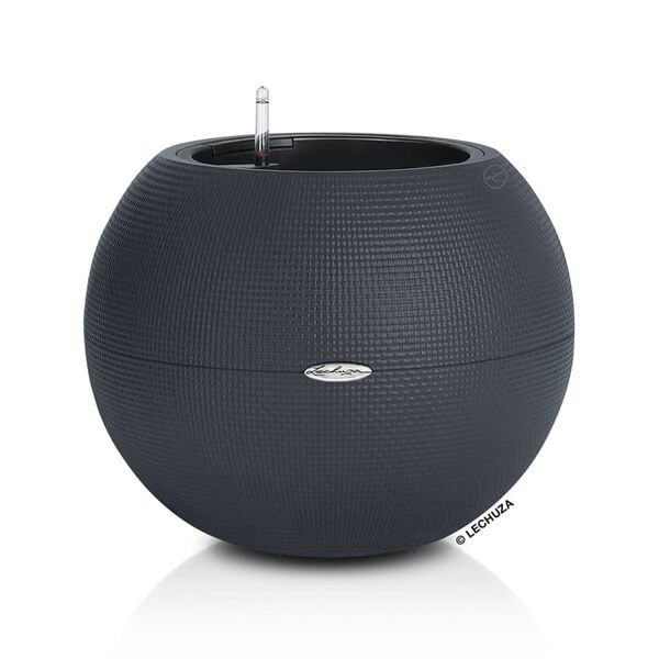 LECHUZA Cvetlični lonec PURO Color 50 ALL-IN-ONE premer 50 cm skrilast