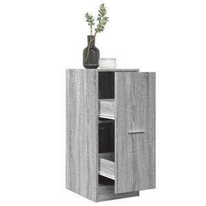 vidaXL Lekarni&scaron;ka omara siva sonoma 30x41x77,5 cm inženirski les