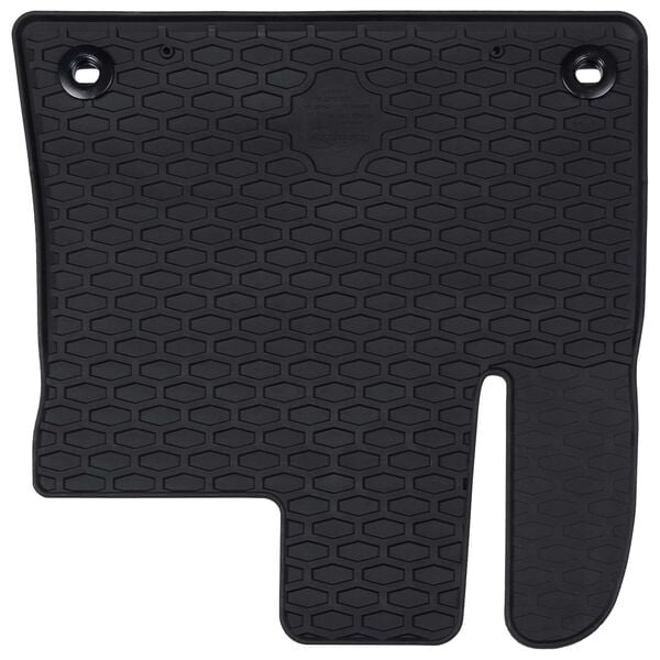 vidaXL Avto preproga 4 pcs Črna Guma