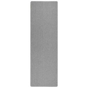 vidaXL Preproga za tek Svetlo siva 80 x 500 cm 100% polipropilen