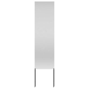 vidaXL Zaslon za zasebnost v vrtu srebrna 32 x 140 cm Pocinkano jeklo