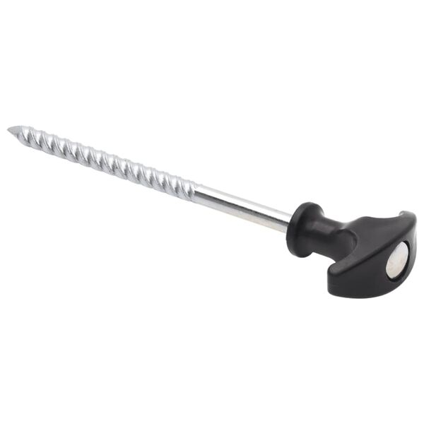 vidaXL Klini za šotor 24 kosov 17 cm Ø7 mm pocinkano jeklo