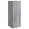vidaXL Omara za steno 33 x 34,5 x 90 cm Inženirski les Siva Sonoma