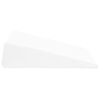 vidaXL Blazina v obliki klina Enobarvno Bela 69 x 64 x 19 cm