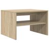 vidaXL Klubska miza Sonoma hrast 60 x 50 x 40 cm Inženirski les