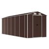 vidaXL Vrtna lopa rjava 191x555x198 cm pocinkano jeklo