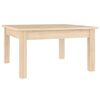 vidaXL Klubska mizica 55x55x30 cm trdna borovina