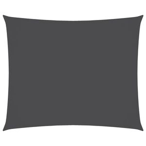 vidaXL Senčno jadro oksford blago pravokotno 4x5 m antracitno