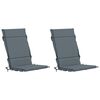 vidaXL 2-delne blazine za visok naslon GEMERT 2 pcs 100% poliester