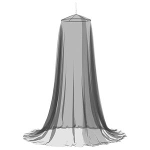 vidaXL Komarica za posteljo 156 mesh Črna ⌀56 x 220 cm Poliester