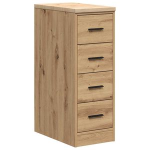 vidaXL Garažna omara za shranjevanje 30x51x85 cm trdna borovina