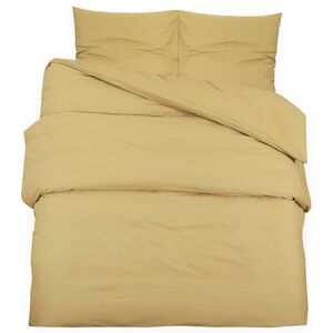 vidaXL Posteljnina taupe 200x200 cm lahka mikrovlakna