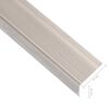 vidaXL Obroba za stopnice L-oblike 5 kos aluminij 90 cm barva penine