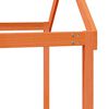 vidaXL Streha za otroško posteljo rjava 217x95,5x159 cm borovina