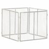 vidaXL WPC vrtni kompostnik 85x85x70 cm pocinkano železo
