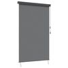 vidaXL Rolo Svetlo siva 140 x 250 cm Tkanina in aluminij