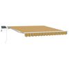 vidaXL Vlečna tenda večbarvno 350 x 250 cm Tkanina in aluminij