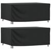 vidaXL Pokrivalo za vrtno pohi&scaron;tvo 2 kosa črno 225x143x90 cm 420D