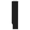 vidaXL Pokrov radiatorja 2 pcs Črna 152 x 19 x 81,5cm Konstruiran les