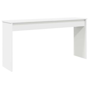 vidaXL Stojalo za klaviature Bela 130 x 32 x 64 cm Konstruiran les