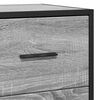 vidaXL Komoda siva sonoma 68x35x76 cm inženirski les