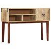 vidaXL Konzolna mizica 115x30x76 cm trden robusten mangov les
