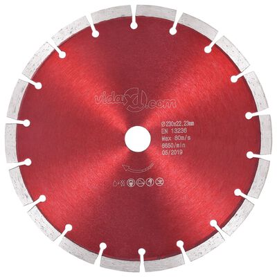vidaXL Diamantni rezalni disk iz jekla 230 mm