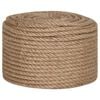 vidaXL Vrv iz 100 % jute 12 mm 250 m