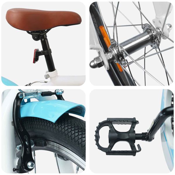 vidaXL Otro&scaron;ko Kolo 18 Palcev za 5-7 let Sveta modra