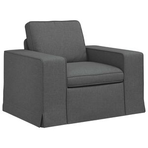 vidaXL Kavč Temno siva 103 x 80 x 82 cm blago