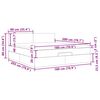 vidaXL Otomanski posteljni okvir z vzmetnico siv 180x200 cm blago
