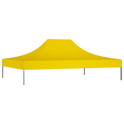 vidaXL Streha za vrtni šotor 4,5x3 m rumena 270 g/m²