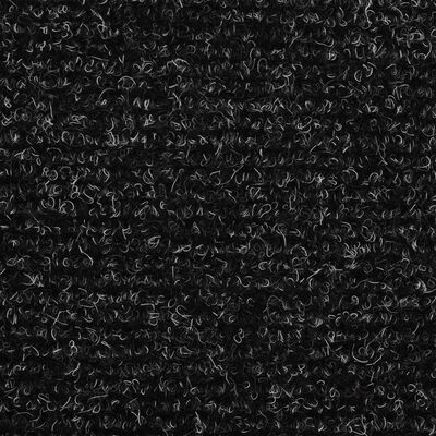 vidaXL Samolepilne preproge za stopnice 15 kosov 65x21x4cm temno sive