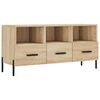 vidaXL TV omarica sonoma hrast 102x36x50 cm inženirski les