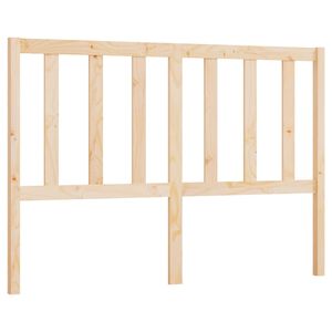 vidaXL Posteljno vzglavje 126x4x100 cm trdna borovina