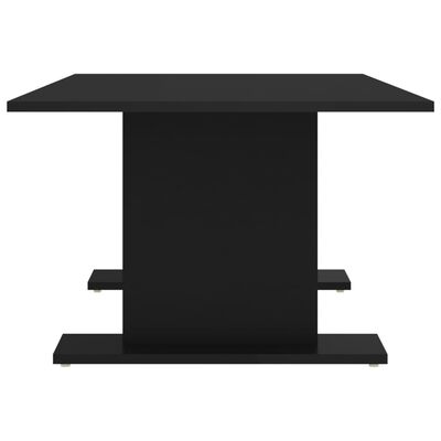 vidaXL Klubska mizica črna 103,5x60x40 cm iverna plošča