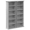 vidaXL CD omara 2 kos Siva Sonoma 60 x 17 x 92 cm Inženirski les