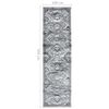 vidaXL Tepih tekač BCF orientalsko siv 100x350 cm