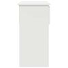 vidaXL Konzolna mizica s predali bela 85,5x38,5x74,5 cm