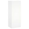 vidaXL Stenska TV omarica bela 40,5x30x102 cm inženirski les