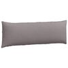 vidaXL Blazine za kavč 2 pcs Taupe 120 x 40 cm blago