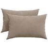 vidaXL Blazine za kavč 2 kos blago Taupe 60 x 40 cm